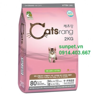 thuc an cho meo nho catsrang 2kg