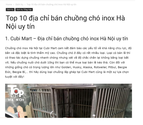 cách chọn chuồng chó: địa chỉ bán chuồng chó HN