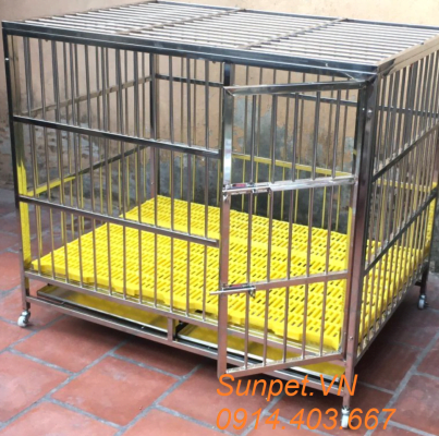 chuồng chó inox T40