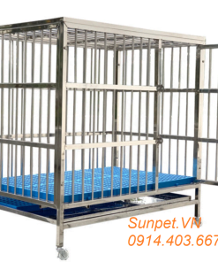 Chuồng chó inox