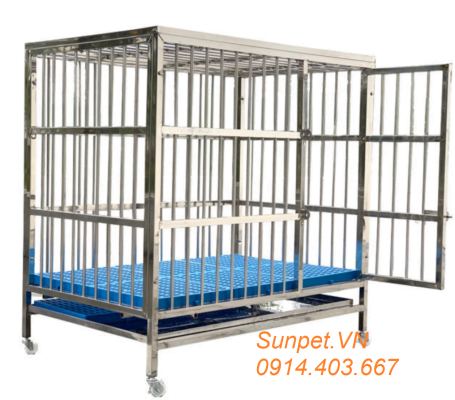chuồng chó inox