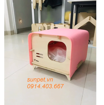 Chuồng mèo gỗ cao cấp