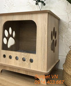 Nhà gỗ cho mèo