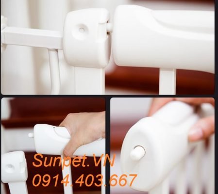 cửa chắn chó mèo Umoo không cần khoan đục