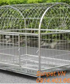 lồng chó inox, chuồng chó mèo inox giá rẻ
