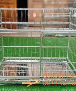 lồng chó inox, chuồng chó mèo inox giá rẻ