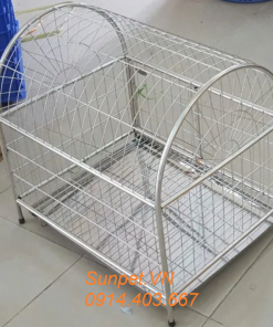 lồng chó inox, chuồng chó mèo inox giá rẻ