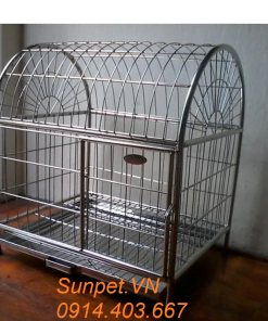 lồng chó inox, chuồng chó mèo inox giá rẻ