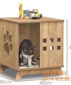 Nhà gỗ cho mèo