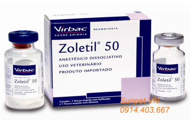 Thuốc gây mê Zoletil 50