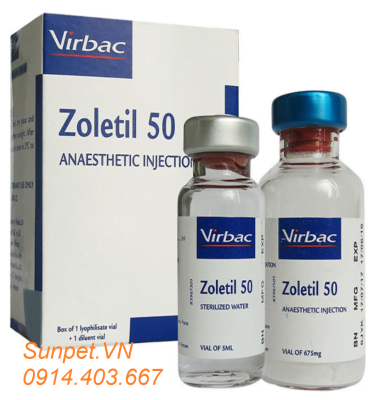Thuốc gây mê Zoletil 50