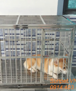 Chuồng chó inox t20