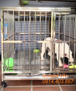 Chuồng chó inox t20