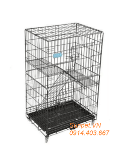 Lồng mèo 4 tầng sắt sơn tĩnh điện cho mèo
