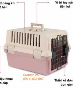 Lồng vận chuyển chó mèo hàng không - đi máy bay Purmi FC3000