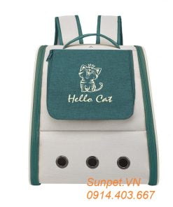 Túi vận chuyển chó mèo Hello Cat - Balo vận chuyển chó mèo Hello Cat