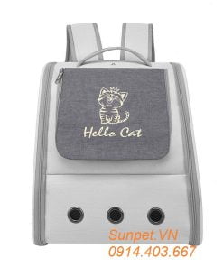 Túi vận chuyển chó mèo Hello Cat - Balo vận chuyển chó mèo Hello Cat