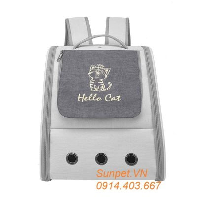 Túi vận chuyển chó mèo Hello Cat - Balo vận chuyển chó mèo Hello Cat