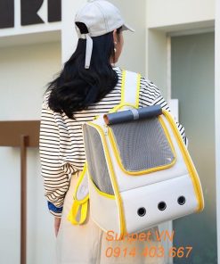 Túi vận chuyển chó mèo Hello Cat - Balo vận chuyển chó mèo Hello Cat