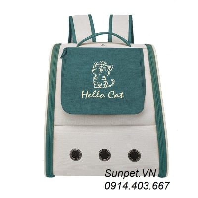 Túi vận chuyển chó mèo Hello Cat - Balo vận chuyển chó mèo Hello Cat